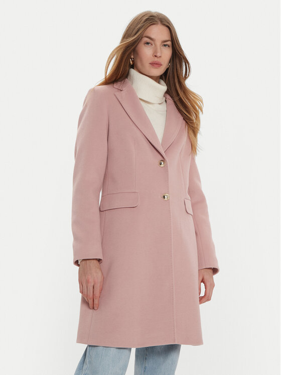 Maryley Maryley Cappotto di transizione 24IB808/14CM Rosa Regular Fit