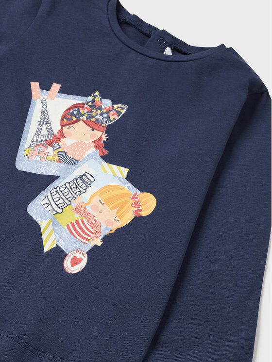 Mayoral Mayoral Блуза 2.012 Тъмносин Regular Fit