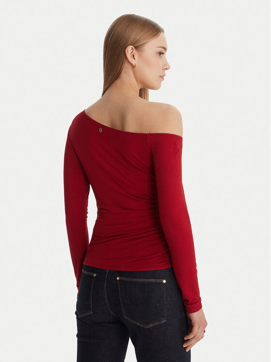 Guess Guess Bluza W6RP02 KC1J2 Rdeča Regular Fit