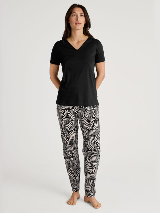 Calida Calida T-Shirt 14058 Czarny Regular Fit
