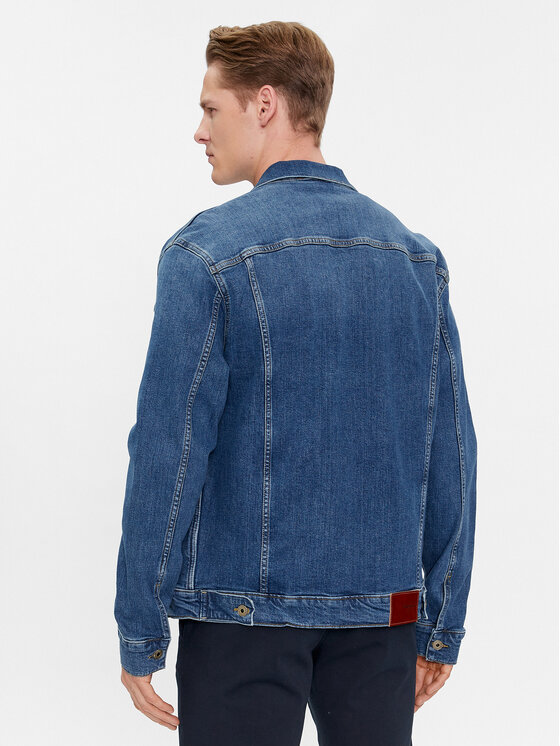 Pepe Jeans Pepe Jeans Jeansová bunda Pinners PM402715 Modrá Regular Fit