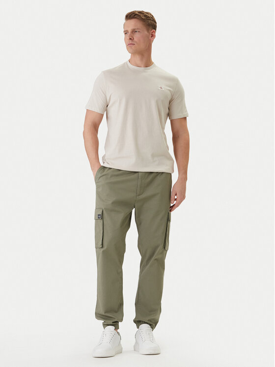 Calvin Klein Jeans Calvin Klein Jeans Тишърт LV04RC272G Екрю Regular Fit