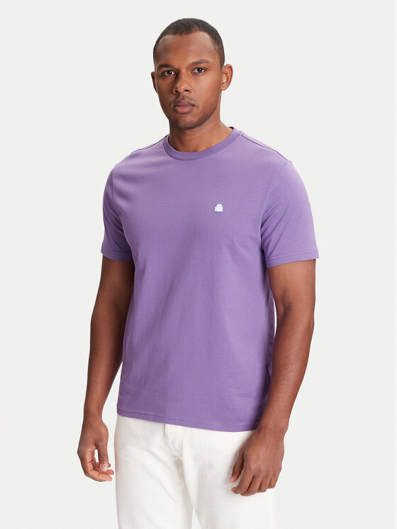 United Colors Of Benetton United Colors Of Benetton T-shirt 3MI5J1AF7 Ljubičasta Regular Fit