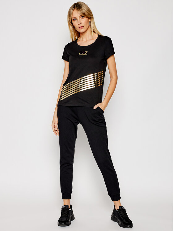 T-shirt 3KTT42 TJ52Z 1200 Nero Regular Fit