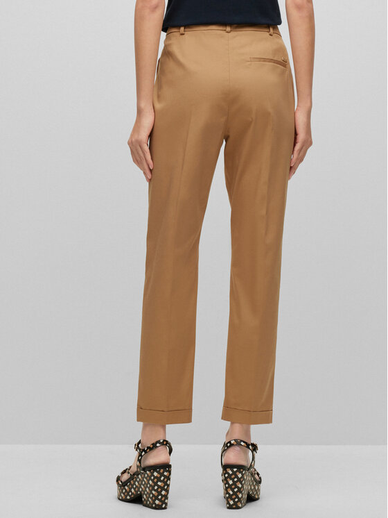 BOSS Boss Pantaloni di tessuto Tachinoa 50490057 Beige Regular Fit