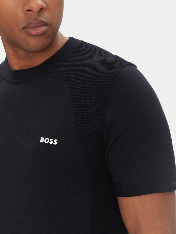 BOSS BOSS Tričko Momentum 50520683 Tmavomodrá Regular Fit