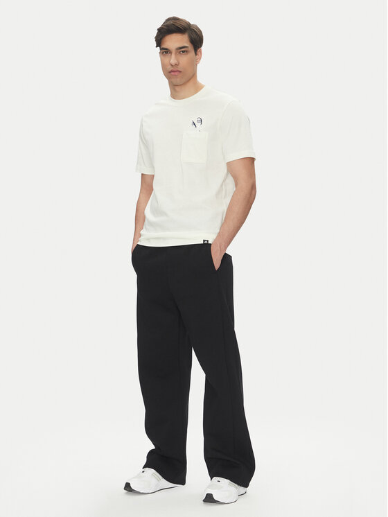 adidas adidas T-Shirt Lounge Slides Graphic Pocket JM0374 Λευκό Regular Fit