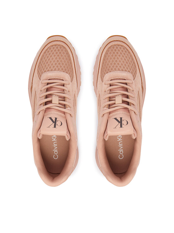 Calvin Klein Calvin Klein Sneakersy Hike Runner Mesh Mix Ck YW0YW01994 Oranžová
