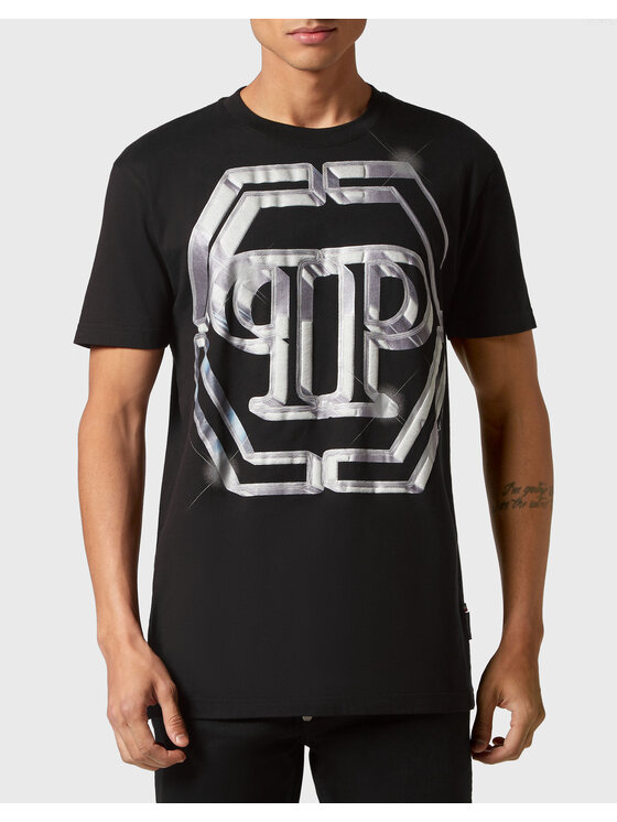 PHILIPP PLEIN PHILIPP PLEIN T-shirt 883 Nero Regular Fit