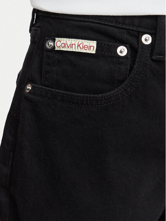 Calvin Klein Jeans Calvin Klein Jeans Jeans hlače New Mom Jean LV047D843G Črna Mom Fit