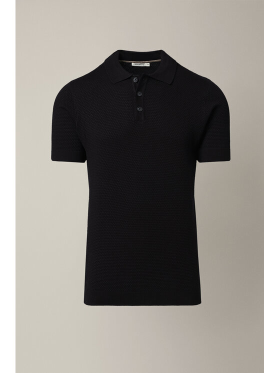 Lancerto Lancerto Polo Mirko PO073126000014 Czarny Regular Fit