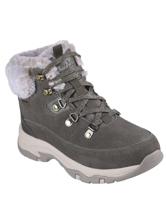 Skechers Skechers Śniegowce 167882-OLV Zielony