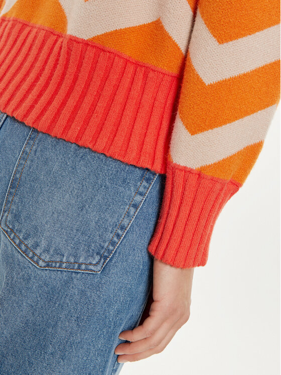 Frieda & Freddies Frieda & Freddies Pullover 3307 Orange Regular Fit