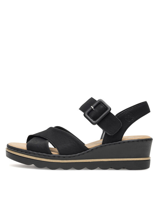 Rieker Rieker Sandale 67463-00 Negru