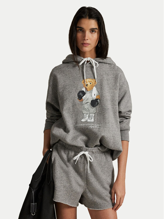 Polo Ralph Lauren Mikina 211971713001 Sivá Relaxed Fit