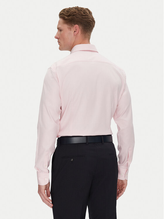BOSS BOSS Koszula 50538962 Różowy Slim Fit