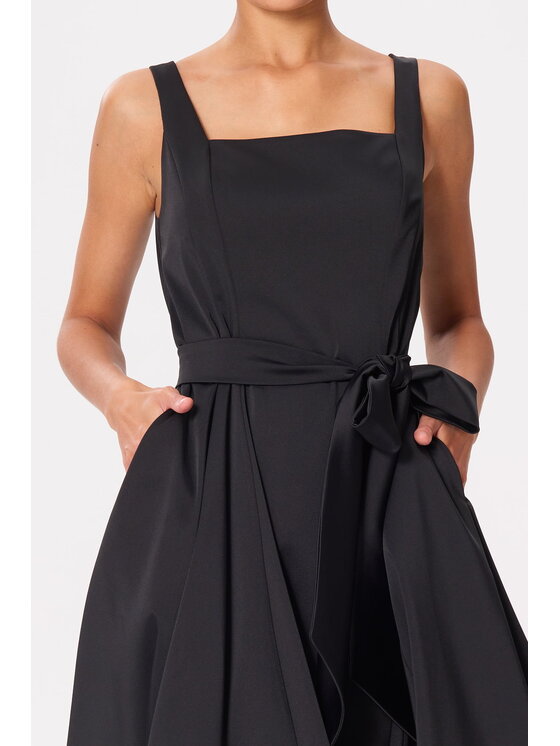 Castellani Castellani Sukienka codzienna Audrey Czarny Regular Fit