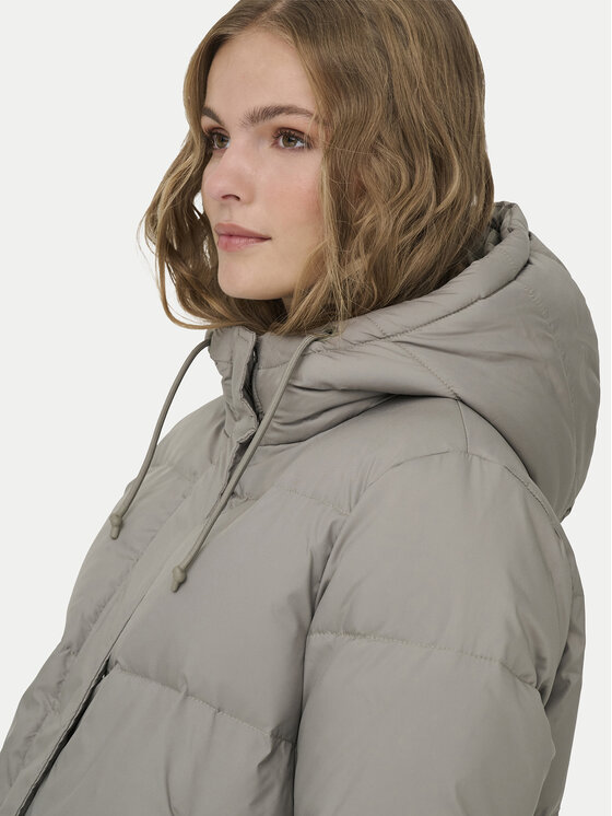ONLY ONLY Пухено яке Alice 15316455 Зелен Regular Fit