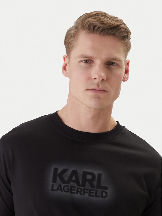 KARL LAGERFELD KARL LAGERFELD T-Shirt 755060 562242 Czarny Regular Fit