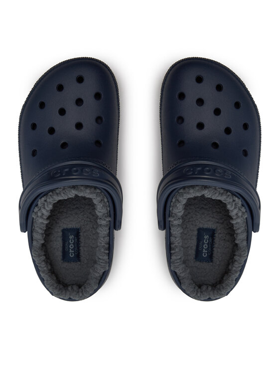Crocs Crocs Papucs Classic Lined Clog 203591 Sötétkék