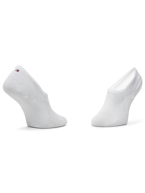 Tommy Hilfiger Tommy Hilfiger 2er-Set niedrige Herrensocken 382024001 Weiß