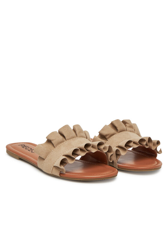 Pieces Pieces Pantoletten Nola 17101699 Beige