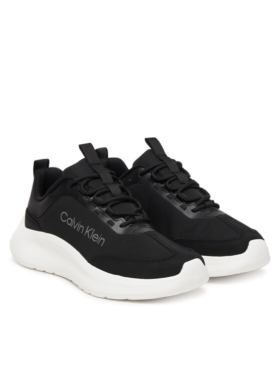 Calvin Klein Calvin Klein Sneakersy Light Eva Runner Nyl-Sue HW0HW03149 Černá