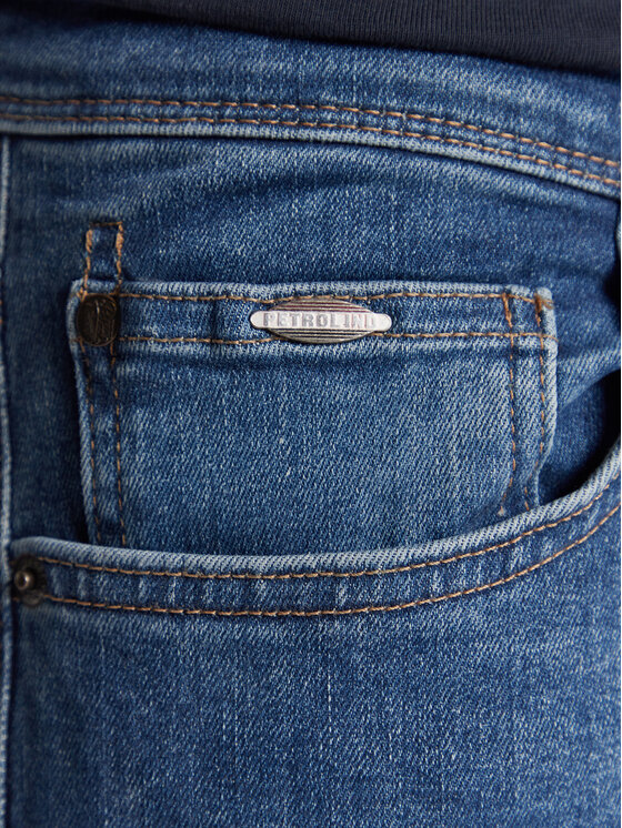 Petrol Industries Petrol Industries Jeansy Seaham Classic 0005 Granatowy Slim Fit