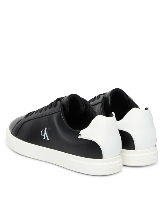 Calvin Klein Calvin Klein Sneakersy Low Pro Cup Laceup Lth Moire HW0HW02845 Černá