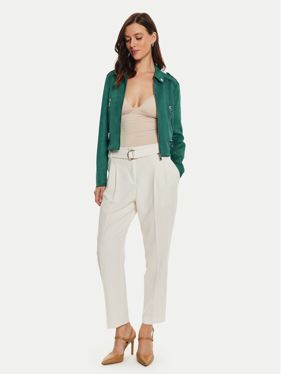 Morgan Morgan Куртка зі штучної шкіри 222-GSUD Зелений Regular Fit