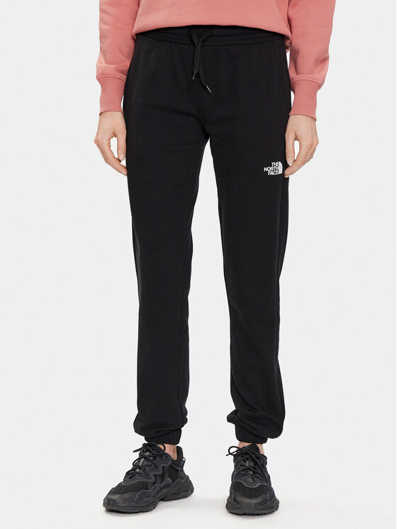 The North Face Teplákové nohavice Standard NF0A5ID4 Čierna Regular Fit