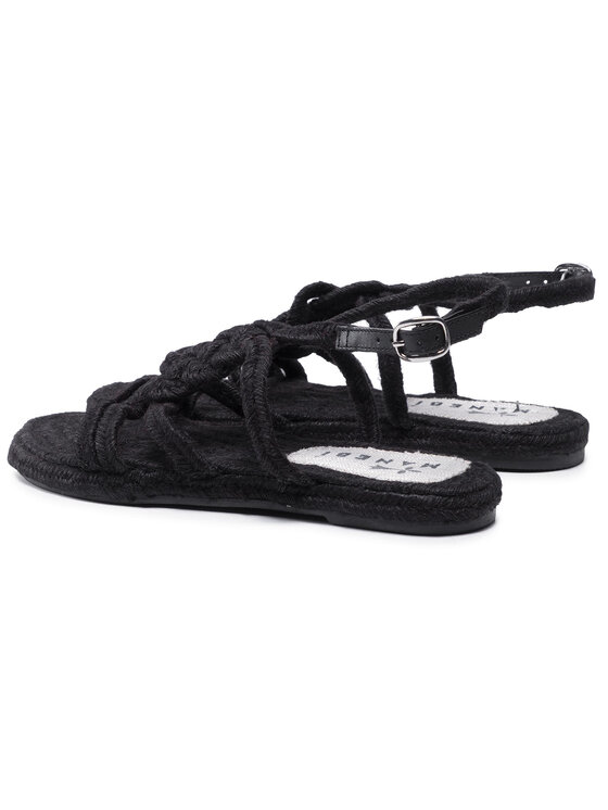 Manebi Manebi Espadrilles Rope Sandals F 7.6 Y0 Schwarz