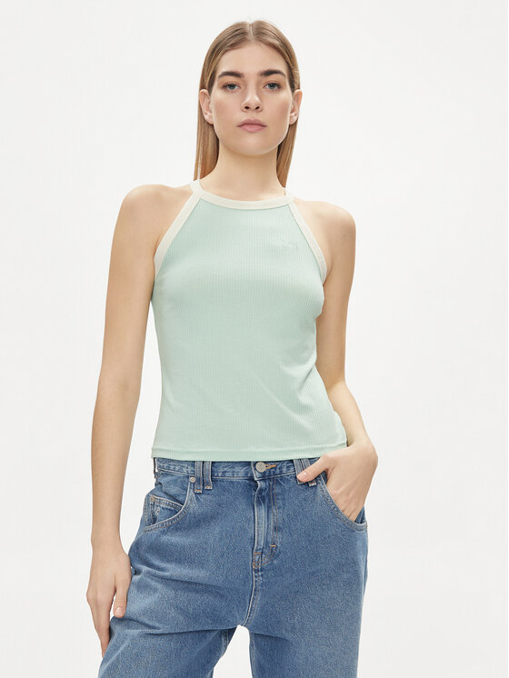 Lee Lee топ 112350226 Зелен Slim Fit