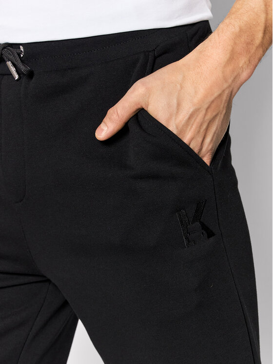 KARL LAGERFELD KARL LAGERFELD Долнище анцуг 705893 500900 Черен Regular Fit