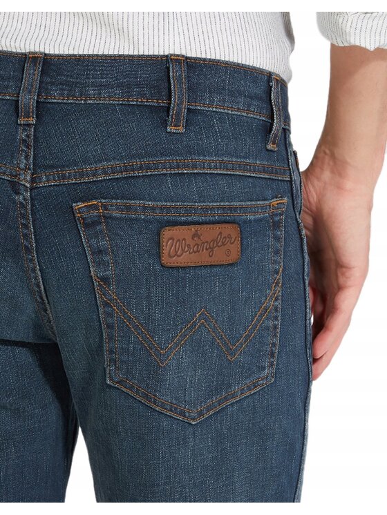 Wrangler Wrangler Jeansy Texas Niebieski Straight Fit