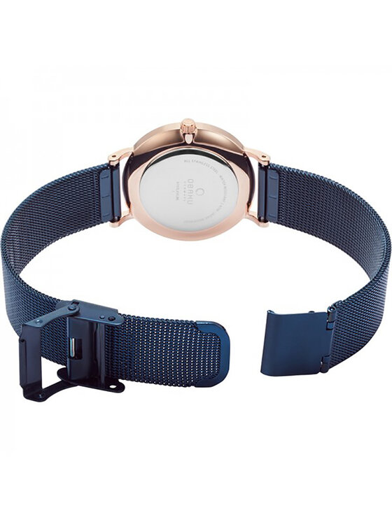 Obaku Obaku Hodinky V197LXVLML1 Modrá