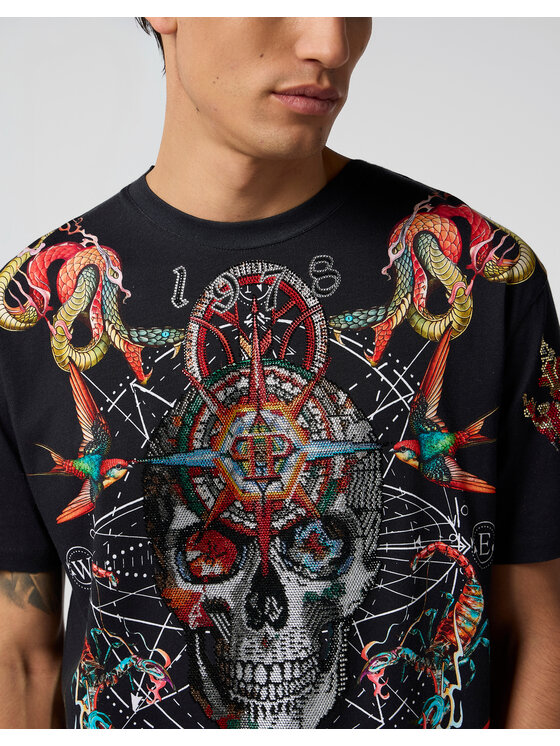 PHILIPP PLEIN PHILIPP PLEIN T-Shirt 29020 Czarny Regular Fit