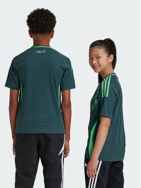 adidas adidas Koszulka techniczna Algeria 24 Away Jersey Zielony Regular Fit