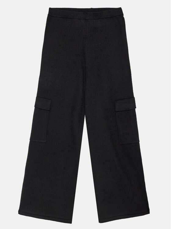 Guess Guess Pantaloni din material J4BB08 Z2V42 Negru Relaxed Fit