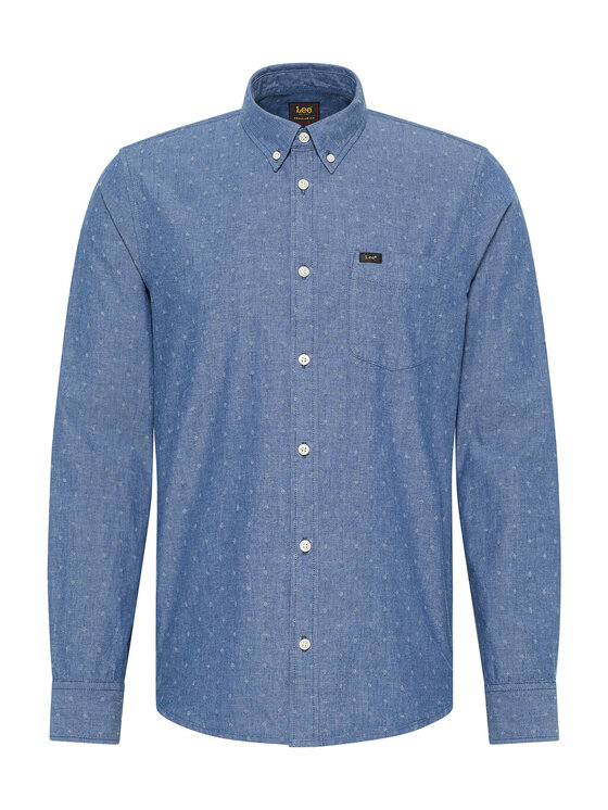 Lee Lee Camicia LEE BUTTON DOWN Blu Regular Fit