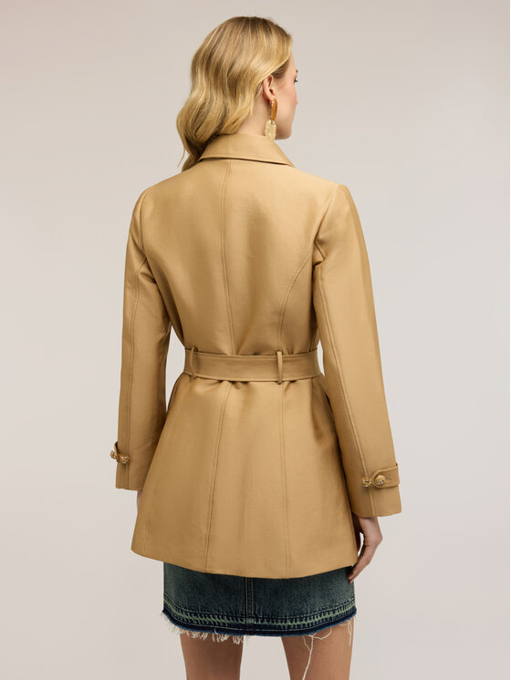 Motivi Motivi Cappotto invernale 0022Q000655N012 Crema Regular Fit