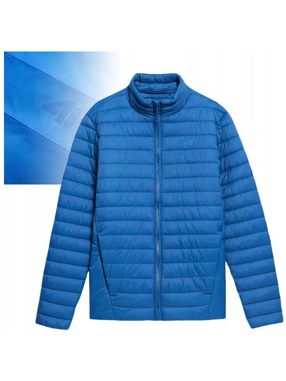 4F 4F Kurtka przejściowa TDJAM084 Niebieski Comfortable Fit