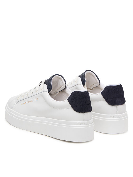 Tommy Hilfiger Tommy Hilfiger Sneakers Th Feminine Platform Monogram FW0FW09594 Alb