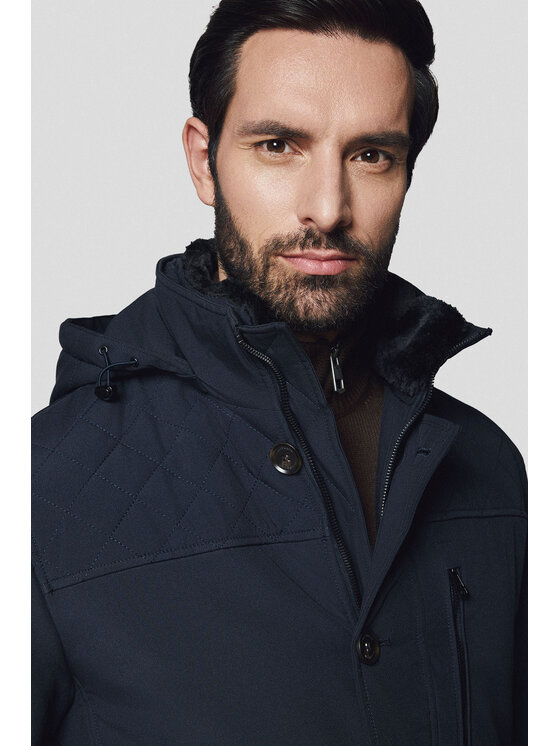 Lancerto Lancerto Kurtka zimowa Belgramo KU073224000009 Granatowy Regular Fit