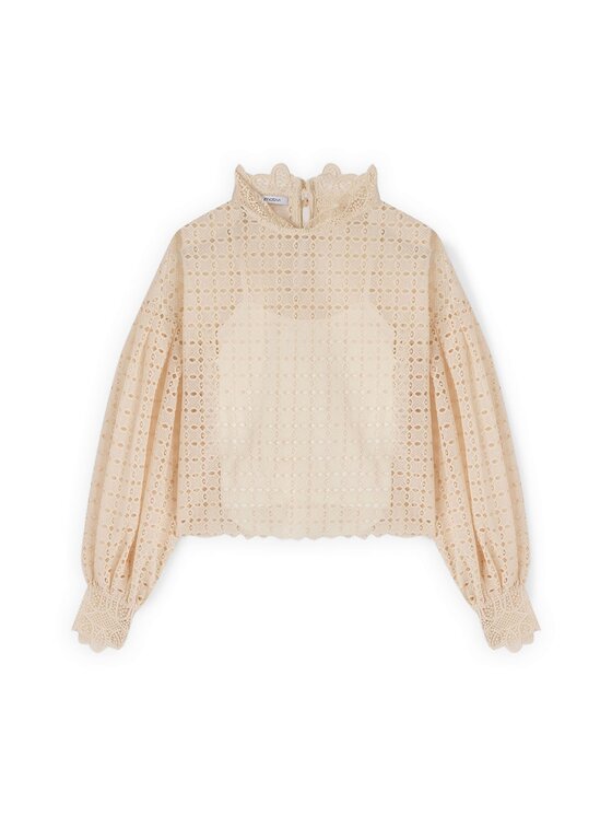 Motivi Motivi Blusa 2048Q001953N011 Bianco Regular Fit