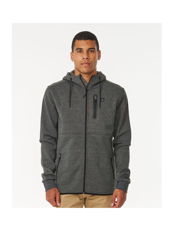 Rip Curl Rip Curl Bluza Anti Series Departed Zip Thr Szary Standard Fit