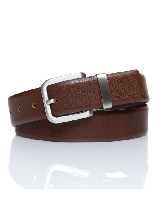 Tom Tailor Tom Tailor Pasek Męski SOPO-TT293 Brązowy
