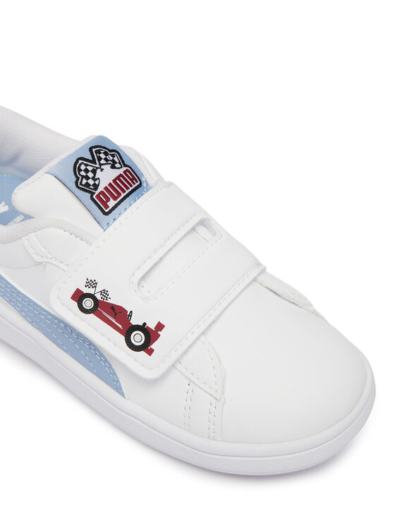 Puma Puma Снікерcи Puma Smash 3.0 Racing Crew V 408386 01 Білий