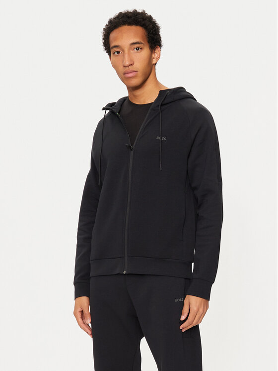 BOSS Boss Treniņtērps 50519395 Melns Regular Fit