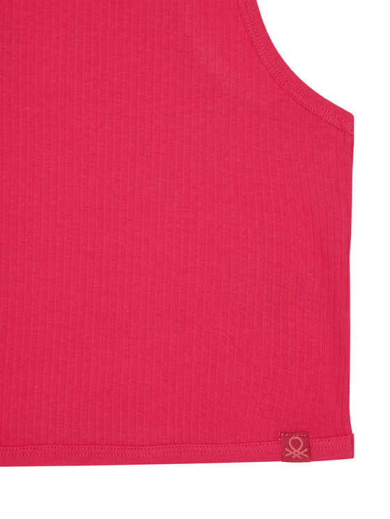 United Colors Of Benetton United Colors Of Benetton Top 31H3CH01F Różowy Slim Fit